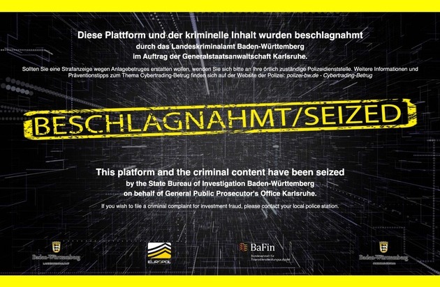 LKA-BW: Gemeinsame Pressemitteilung der Generalstaatsanwaltschaft Karlsruhe, des LKA ...