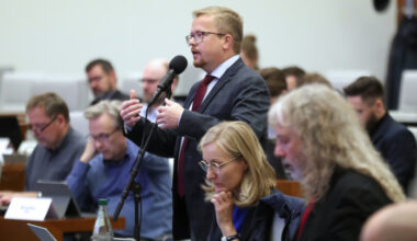Frank Franke in der Ratsversammlung.