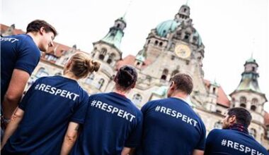 Läufer solidarisieren sich mit Einsatzkräften