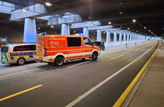 FW-BN: Rauchentwicklung im Straßentunnel | Presseportal
