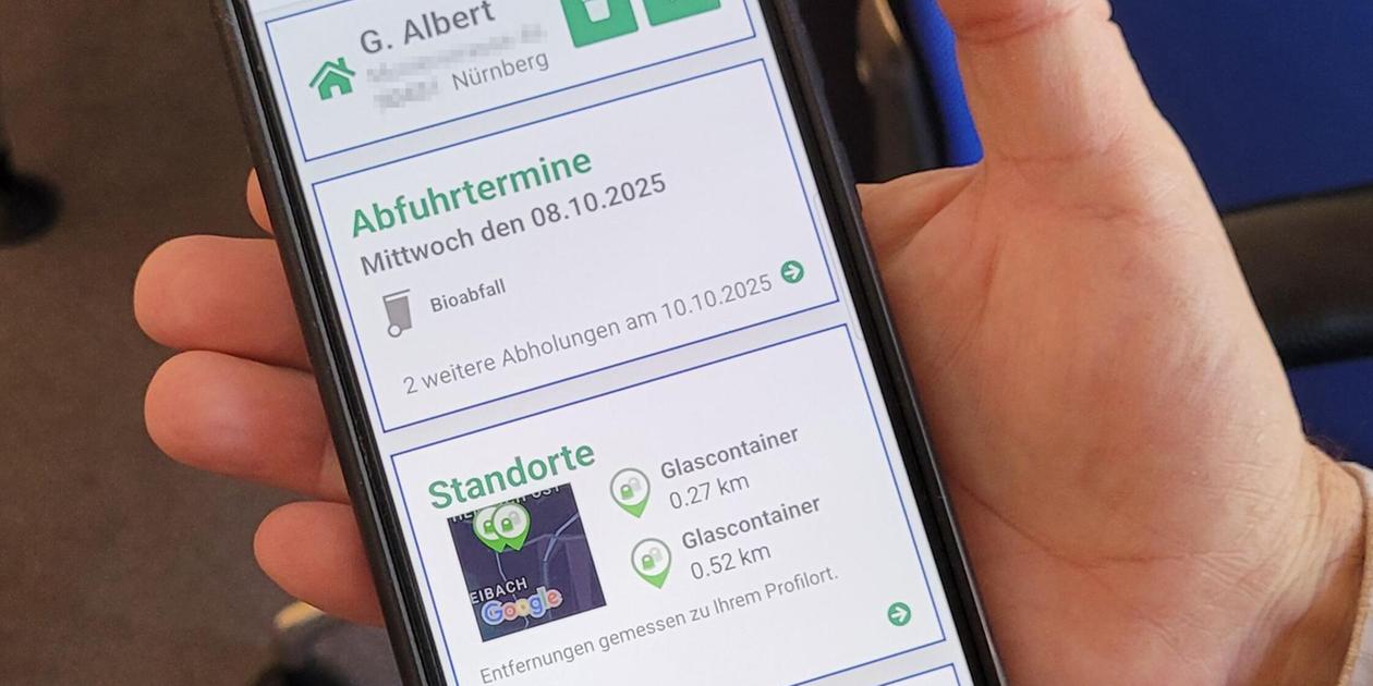 Ab sofort ist die neue Abfall-App der Stadt Nürnberg erhältlich