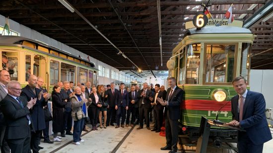 Unser "neuer" Zeppelinwagen ist bereit für Rundfahrten