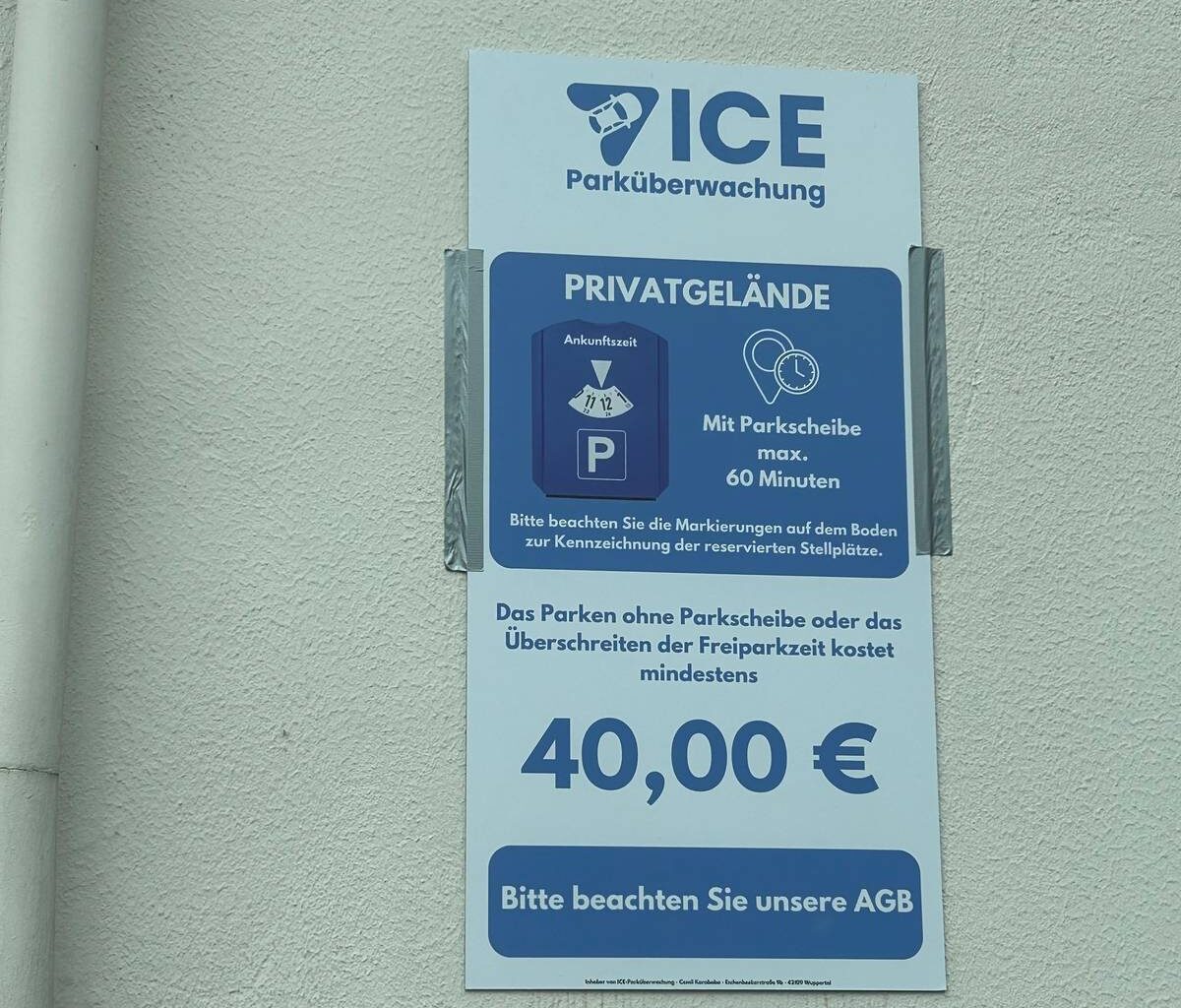 Abzocke auf KiK-Parkplatz in Oberbarmen