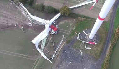 Münstlerland: Windrad kracht auf Acker | Regional