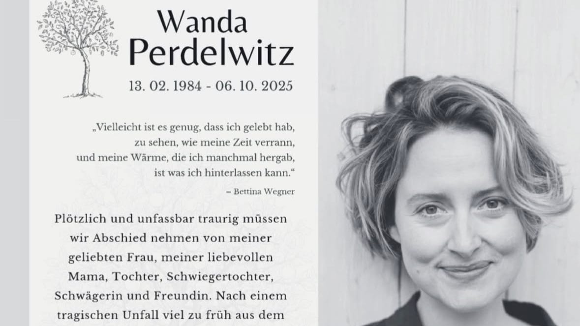 Tragischer Unfall: TV-Star Wanda Perdelwitz stirbt in Hamburg | Unterhaltung