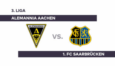 Alemannia Aachen - 1. FC Saarbrücken: Kommt Saarbrücken wieder in die Spur? - 3. Liga