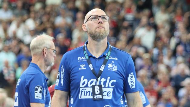 Trainer Ales Pajovic gewann mit der SG Flensburg-Handewitt sein erstes Heim-Derby gegen den THW Kiel.