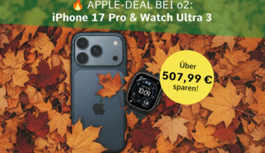 Mega-Paket für Apple-Fans: iPhone 17 Pro & Apple Watch Ultra 3 im o2-Deal