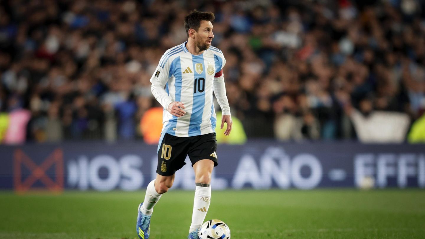 Lionel Messi im Nationaltrikot Argentiniens