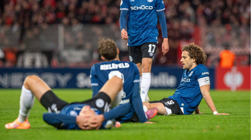 Stolperfalle Berlin: Arminia Bielefelds DFB-Pokal-Reise beendet Stolperfalle Berlin: Arminia Bielefelds DFB-Pokal-Reise beendet