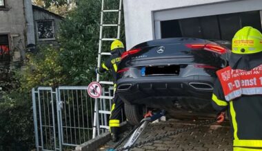 Frankfurt: Mercedes stürzt in Aufzug – Frau leicht verletzt | Regional