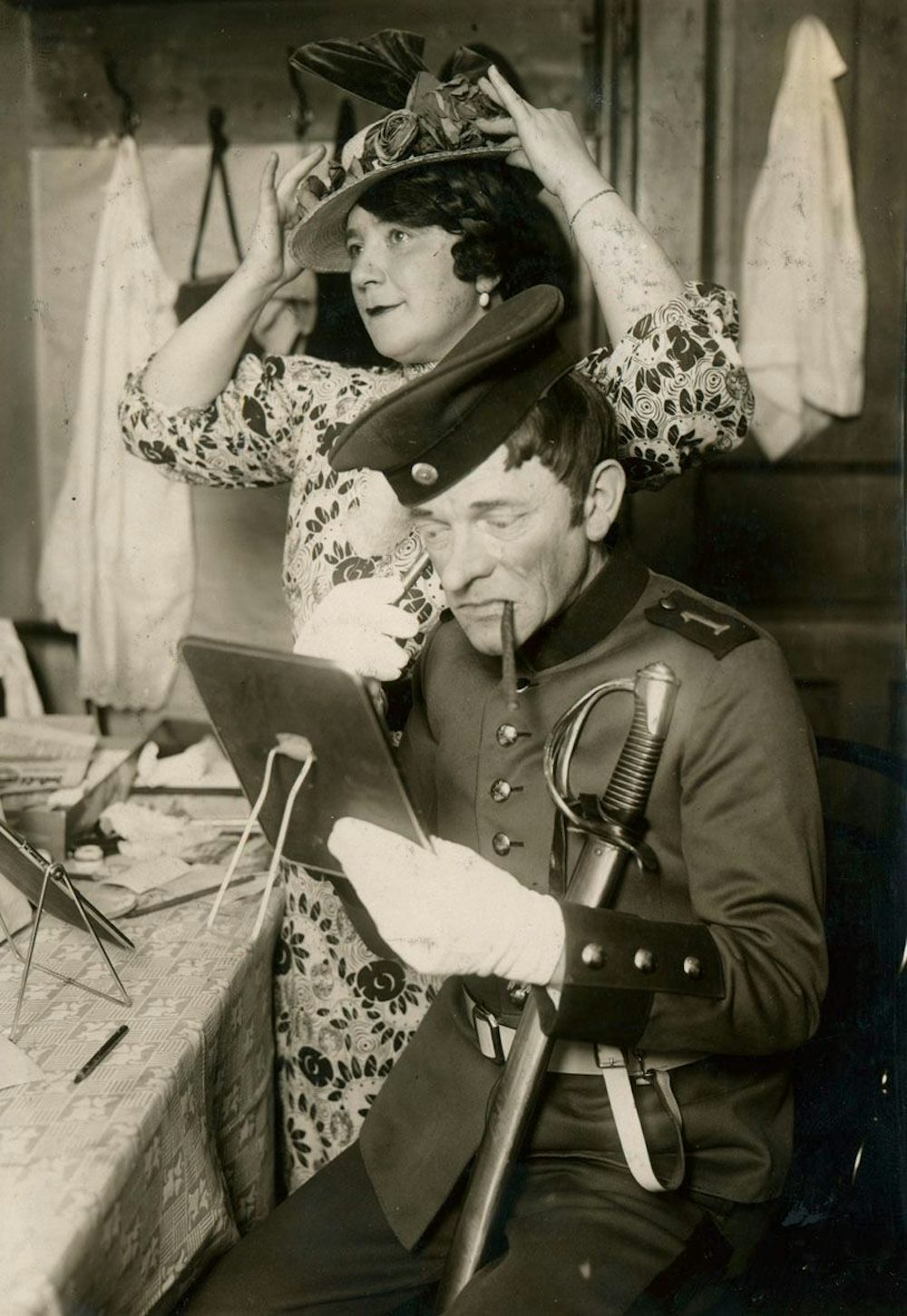 Karl Valentin und Liesl Karlstadt, zu sehen in der Ausstellung „Heimatlos“ am Karlstadt-Valentin-Musäum.
