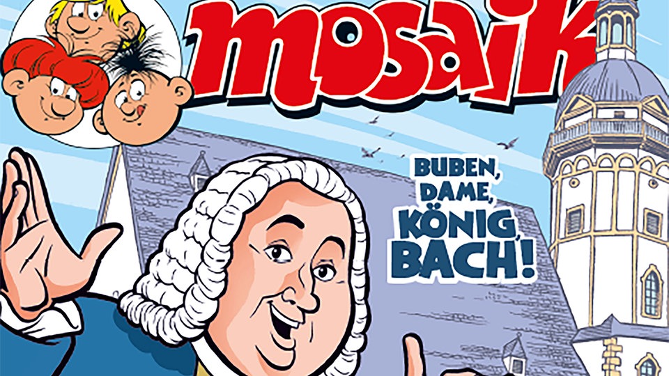 Neues Mosaik-Comic: Abrafaxe treffen Johann Sebastian Bach in Leipzig