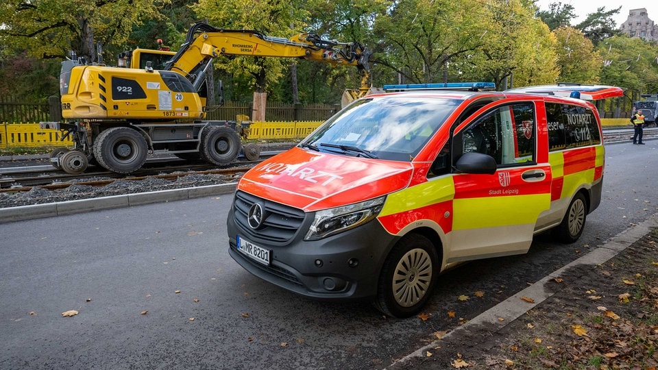 Leipzig: Tödlicher Unfall bei Bauarbeiten
