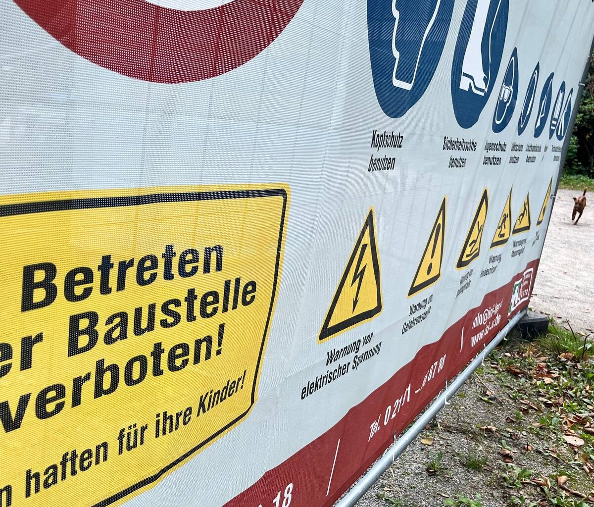 Relativ wenige Baustellen in Wuppertal