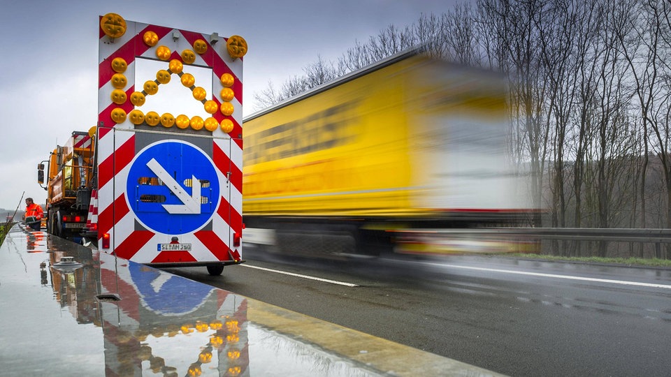 Bauarbeiten auf A13: Ab Dienstag Staus und Verzögerungen Richtung Berlin