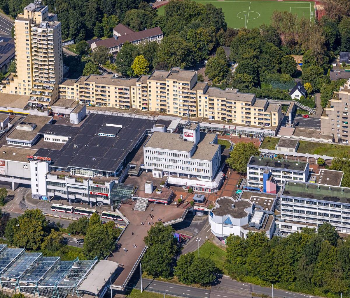 Arbeiten auf der Buscheystraße in Bochum-Hustadt