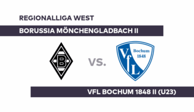 Borussia Mönchengladbach II - VfL Bochum 1848 II (U23): VfL Bochum 1848 II (U23): Punkte müssen her - Regionalliga West
