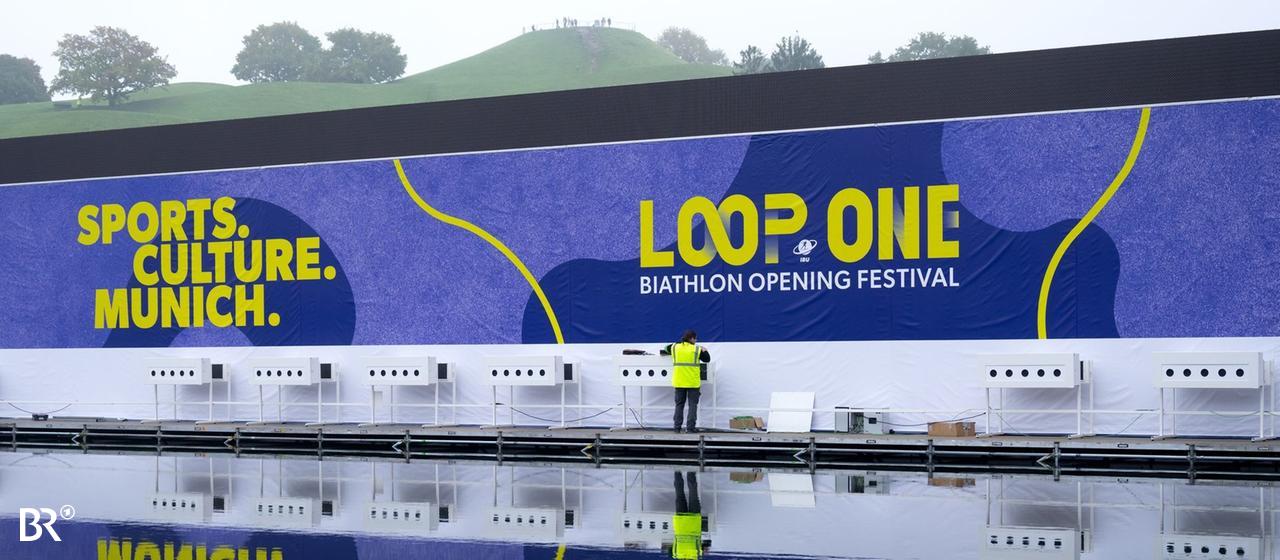 Biathlon-Schießanlage am Olympiasee in München