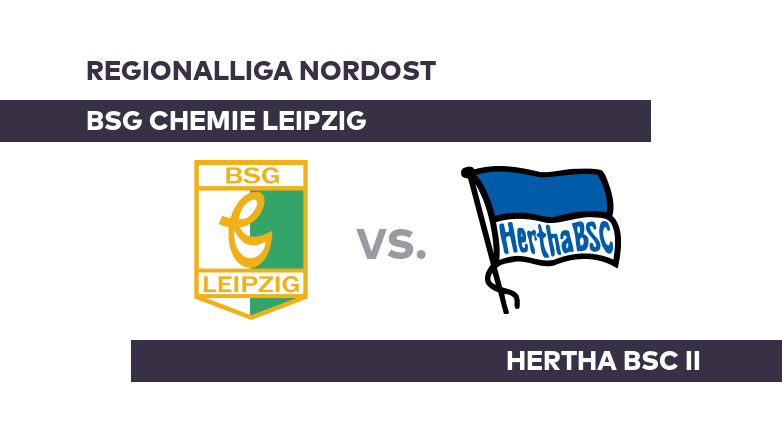 BSG Chemie Leipzig - Hertha BSC II: Leipzig hat Luft nach oben - Regionalliga Nordost
