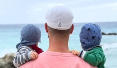 Bürger Lars Dietrich: Süßes Urlaubsfoto mit seinen Zwillingen