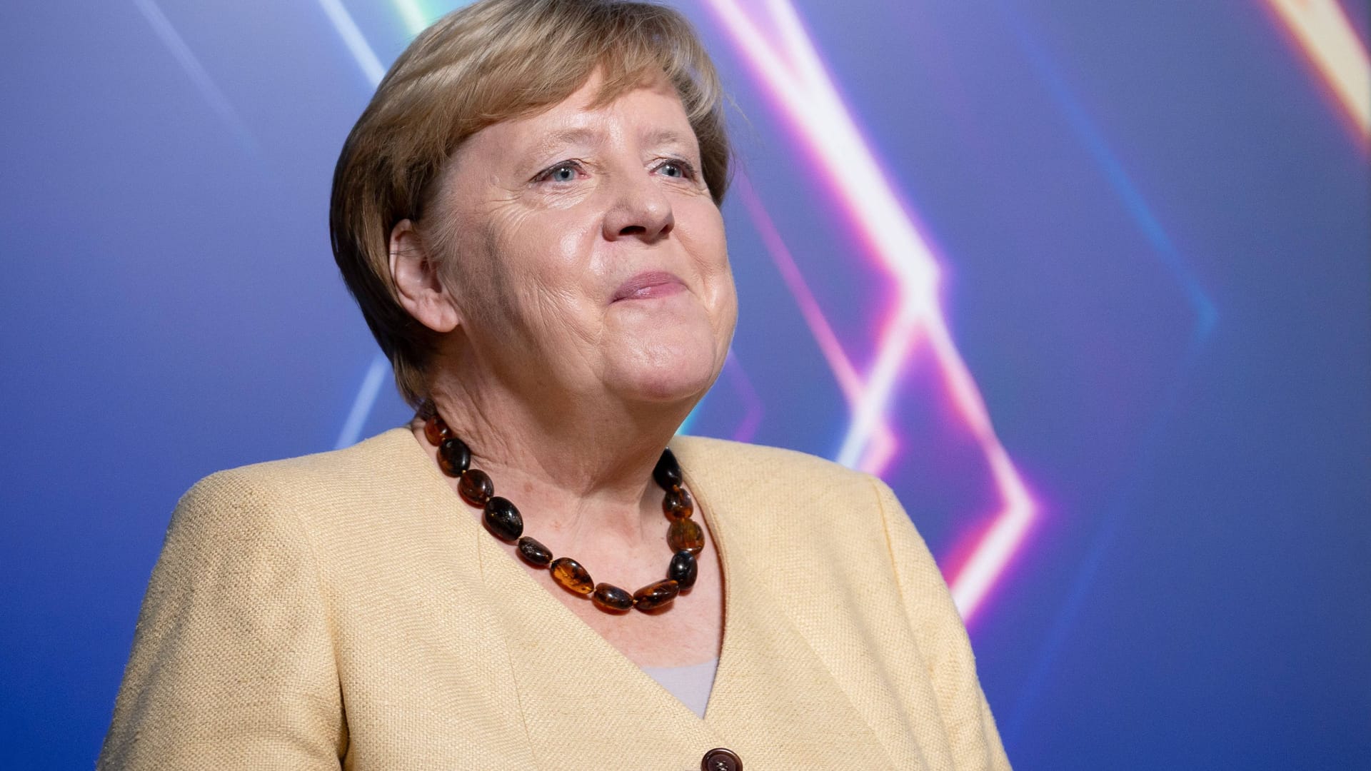 Bundeskanzlerin a.D., Angela Merkel, bei einer Ausstellungseröffnung im September in Berlin. Bundeskanzlerin a.D., Angela Merkel, bei einer Ausstellungseröffnung im September in Berlin.