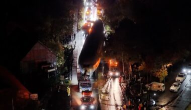 42 Tonnen schwer und 70 Meter lang: Flugzeug durch Niedersachen transportiert | News