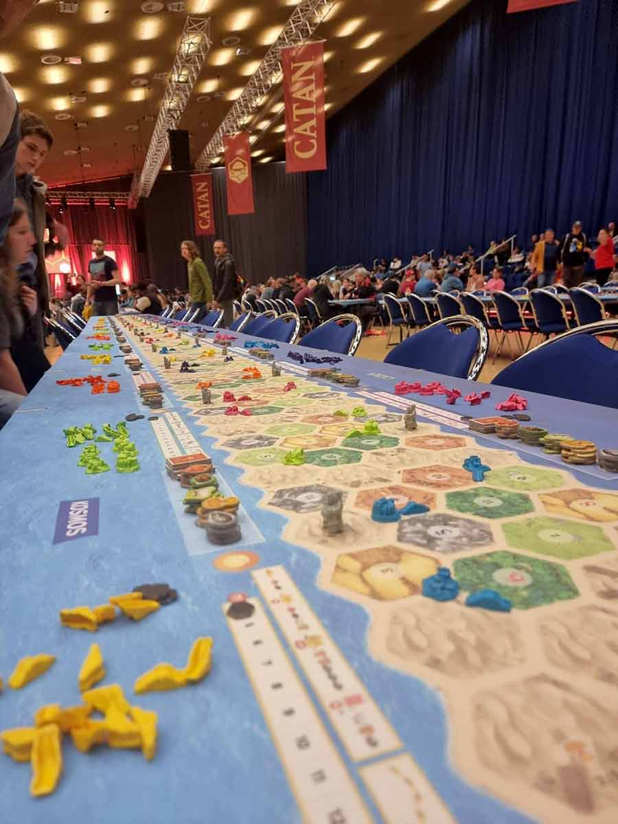Catan Connect - der Weltrekordversuch auf der Spiel'25 in Essen - Foto von Jörn Frenzel