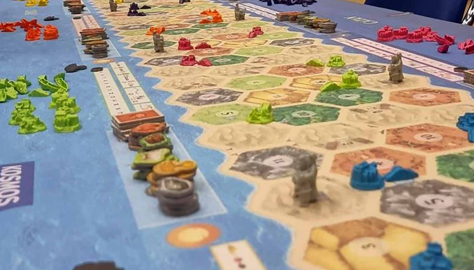 Catan Connect - der Weltrekordversuch , Ausschnitt, Spiel '25 in Essen - Foto von Jörn Frenzel