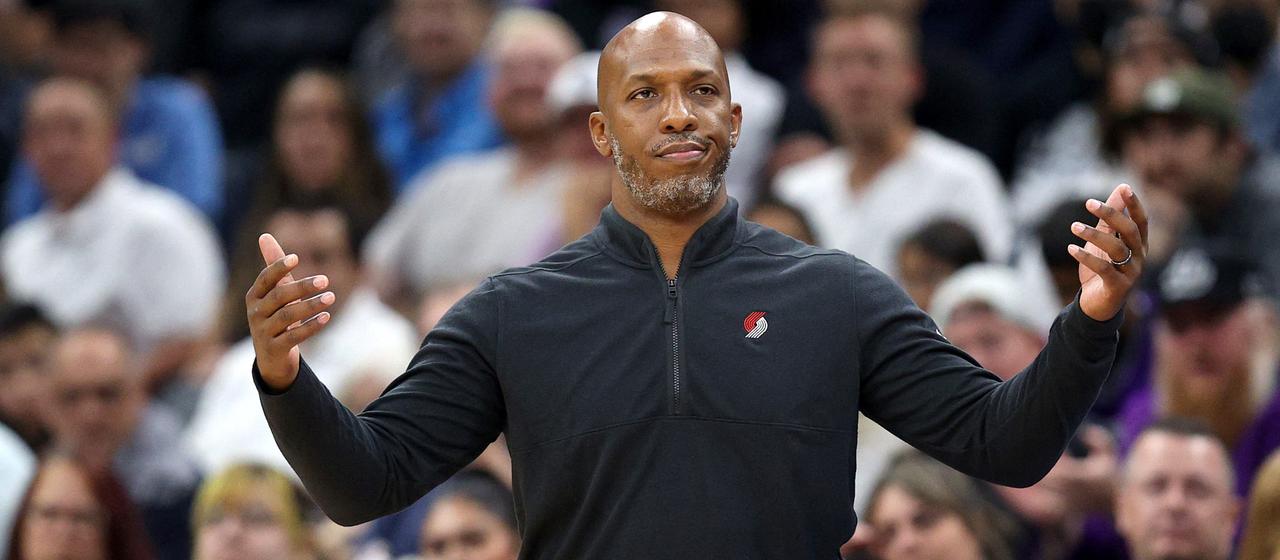 Coach Chauncey Billups von den Portland Trail Blazers | AFP Coach Chauncey Billups von den Portland Trail Blazers