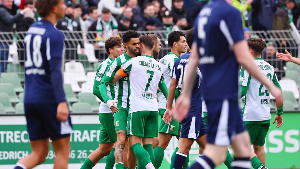 Regionalliga: Chemie Leipzig trotzt Kaltstart und dreht Spiel gegen Hertha BSC II