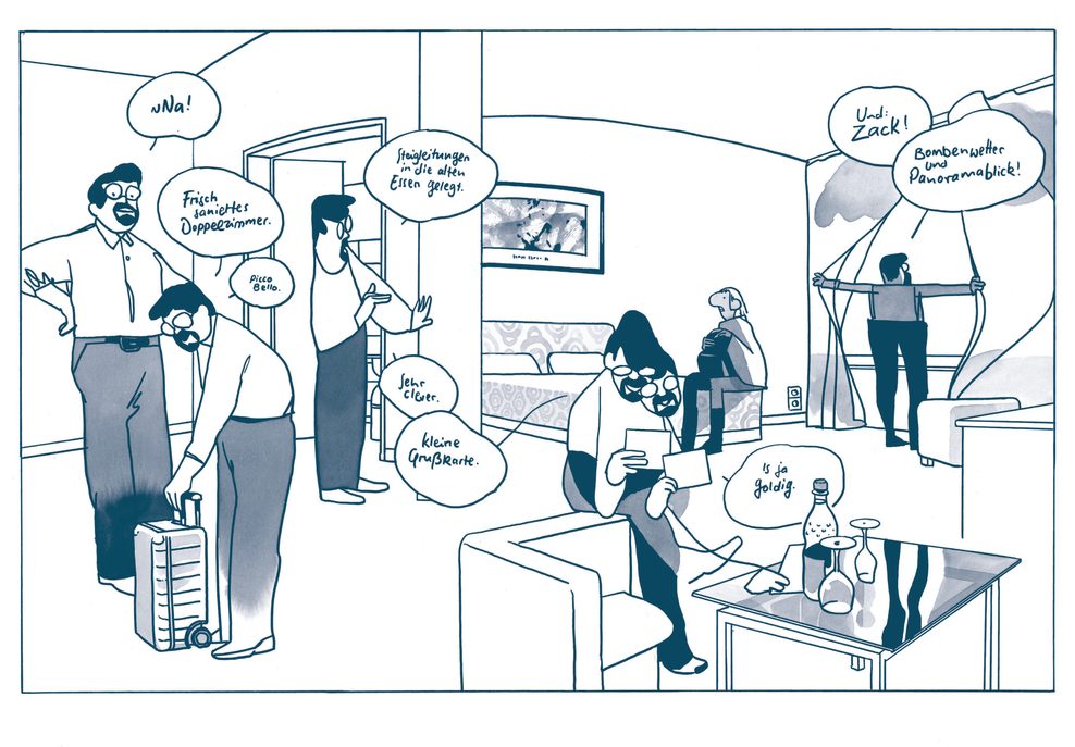 Eine Comiczeichnung