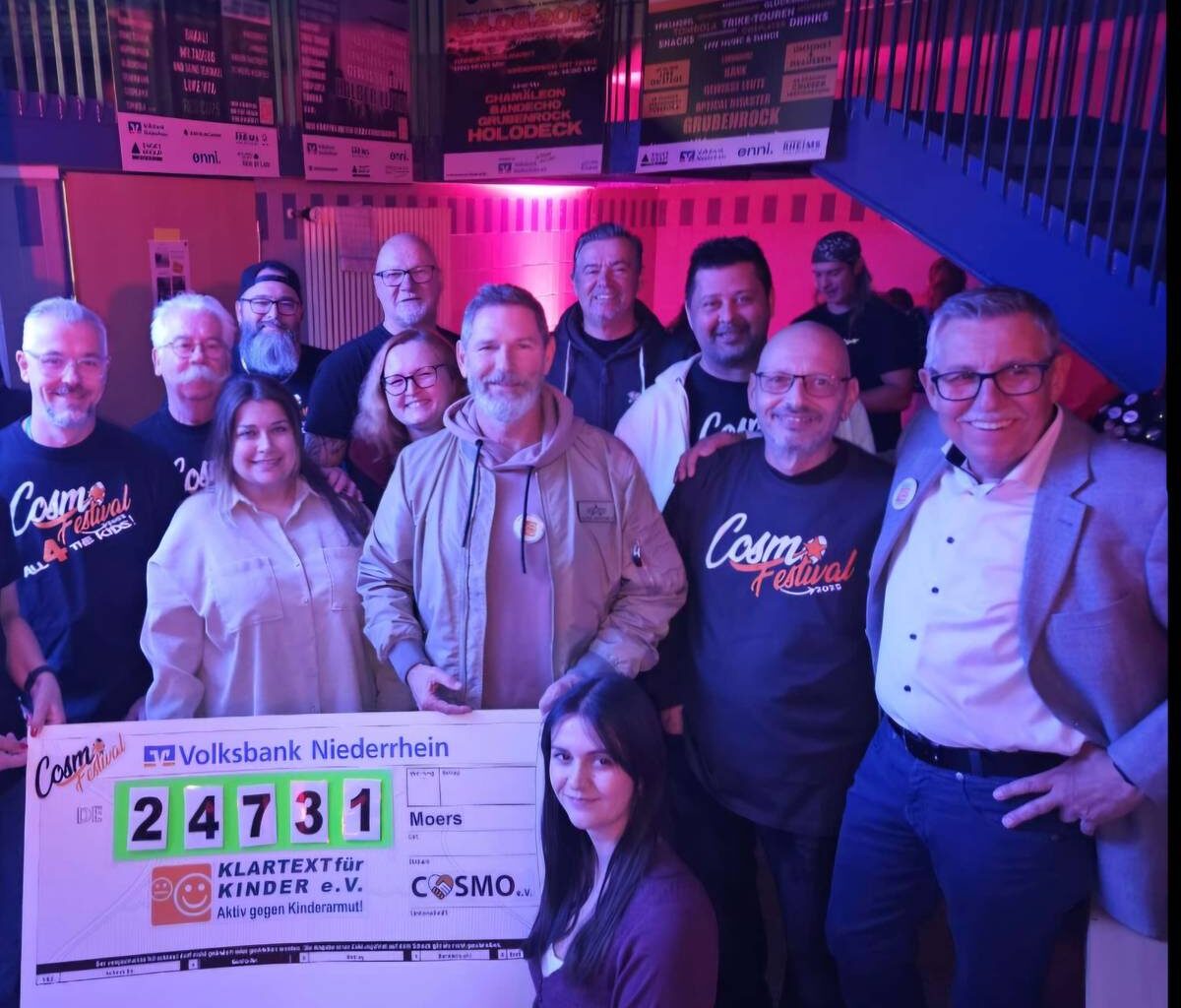 Cosmo-Festival sammelt über 24.700 Euro Spenden für Kinder