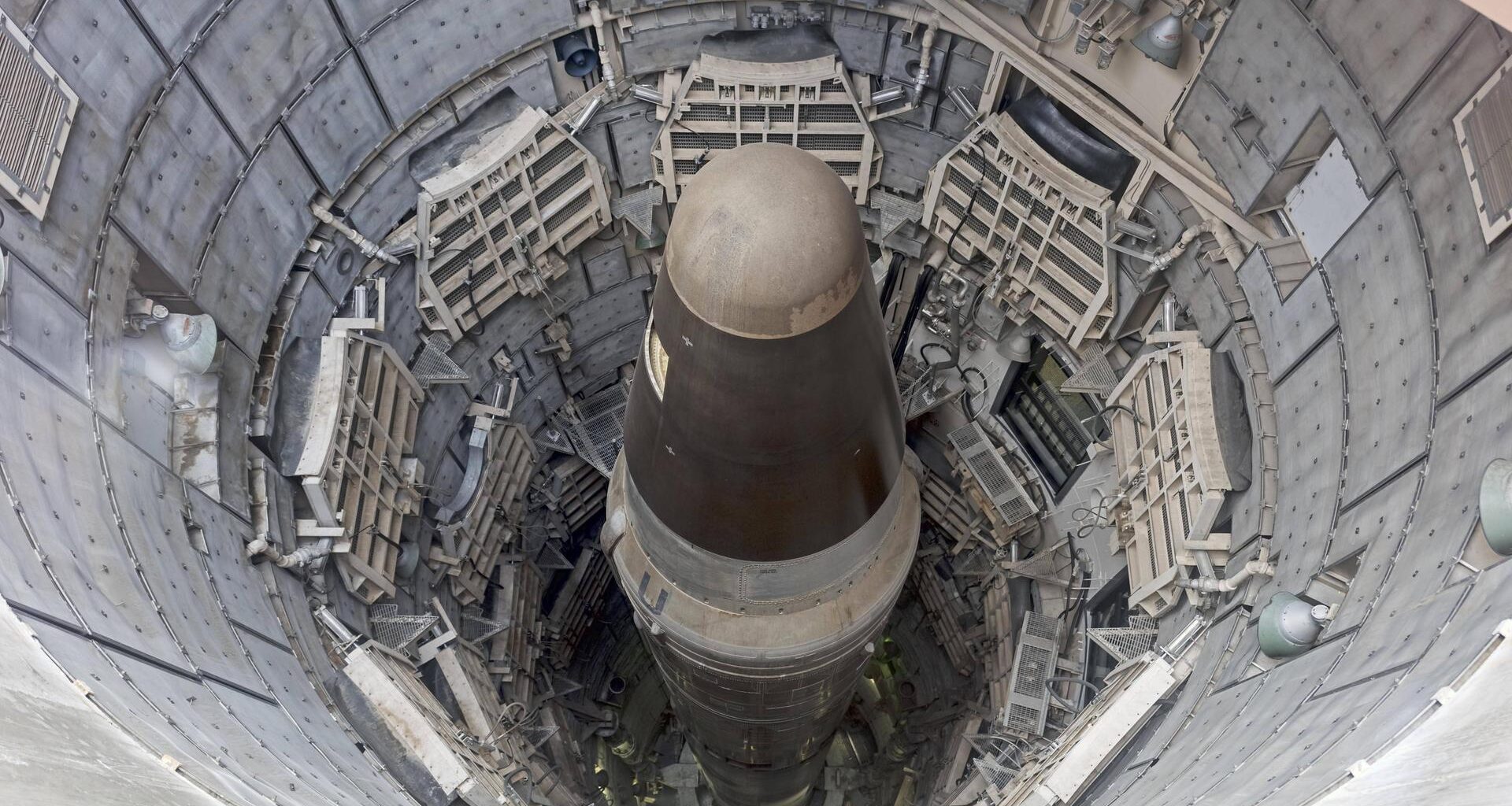 Kopf einer atomfähigen Interkontinentalrakete im Titan Missile Museum in Arizona