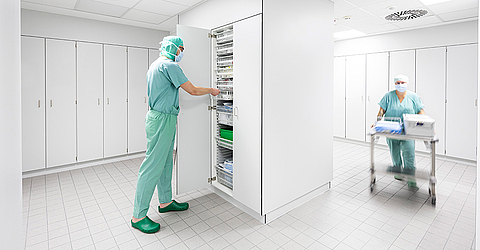 Sterilgutlagersystem_Krh_LAA Das Sterilgutlagersystem im KRH Klinikum Agnes Karll Laatzen