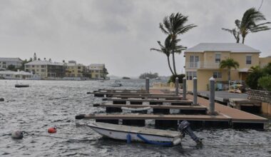 Hamilton | Hurrikan «Imelda» fegt über Bermuda