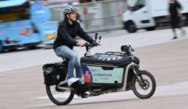 Frankfurt/Main | Der Buchbotschafter mit dem Lastenrad