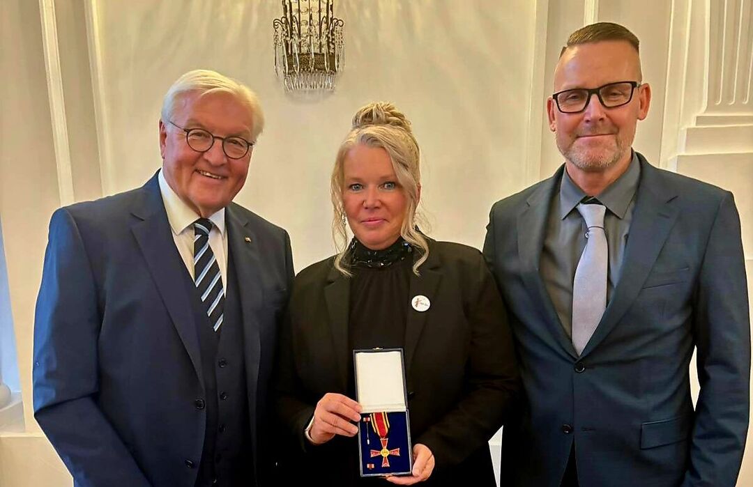Vereinsgründerin von "Lukas Stern" mit Bundesverdiesntkreuz ausgezeichnet