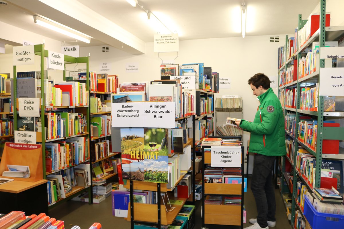 Herbstlicher Medienflohmarkt in der Stadtbibliothek am Münster: Villingen-Schwenningen