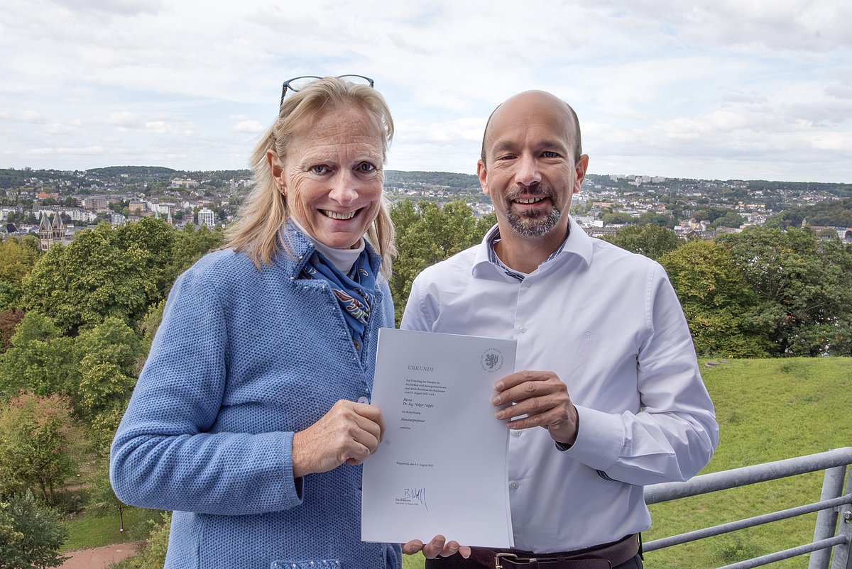 Dr.-Ing. Holger Hoppe neuer Honorarprofessor an der Bergischen Universität