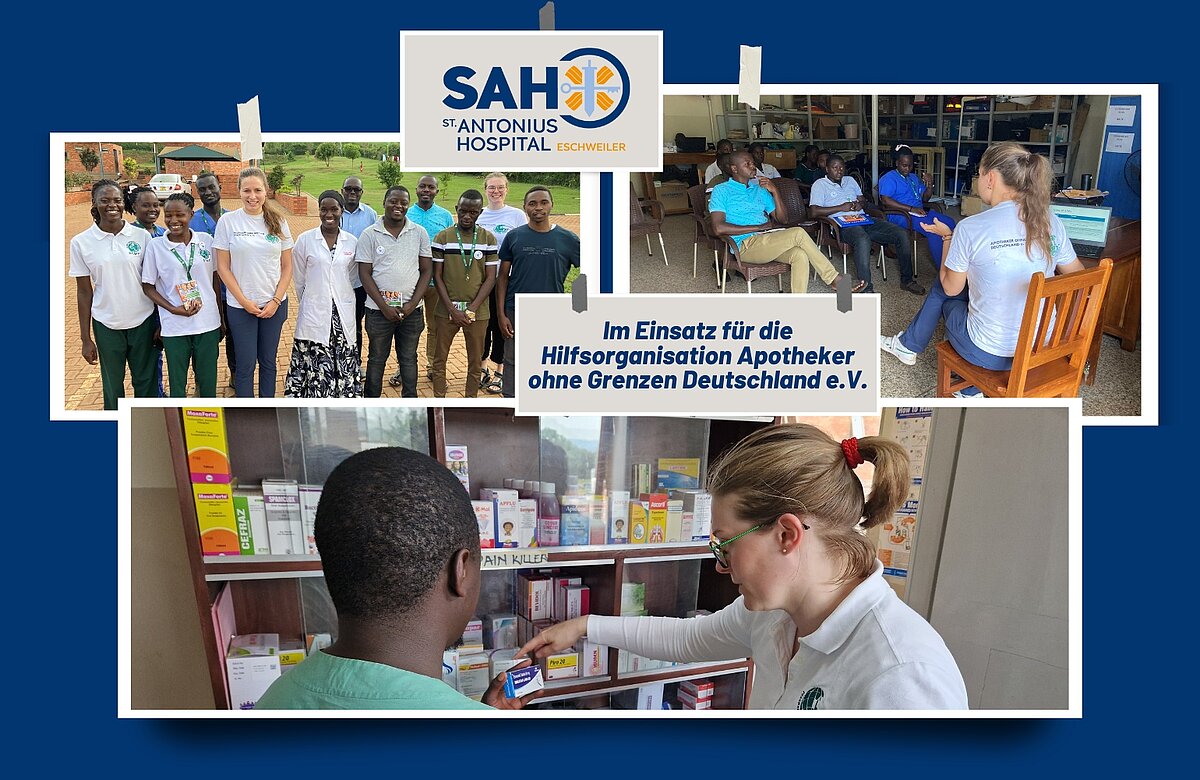 Einsatz für die Hilfsorganisation Apotheker ohne Grenzen Deutschland e.V.