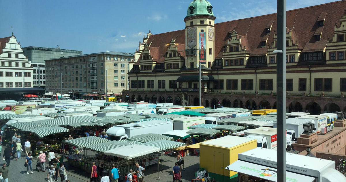 Wochenmarkt für Reformationstag 2025 vorverlegt - Stadt Leipzig