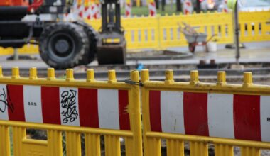 Herford: Herbstferien Baustelle auf der Engerstraße