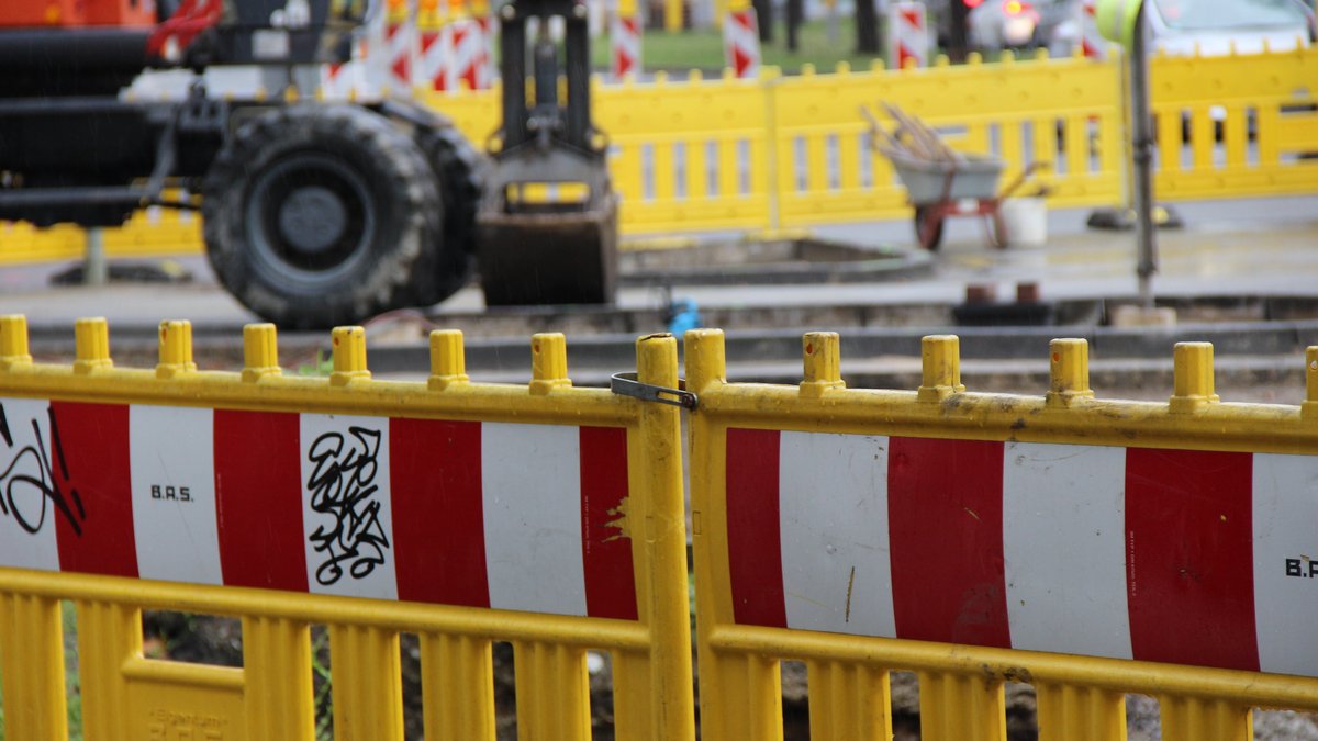 Herford: Herbstferien Baustelle auf der Engerstraße
