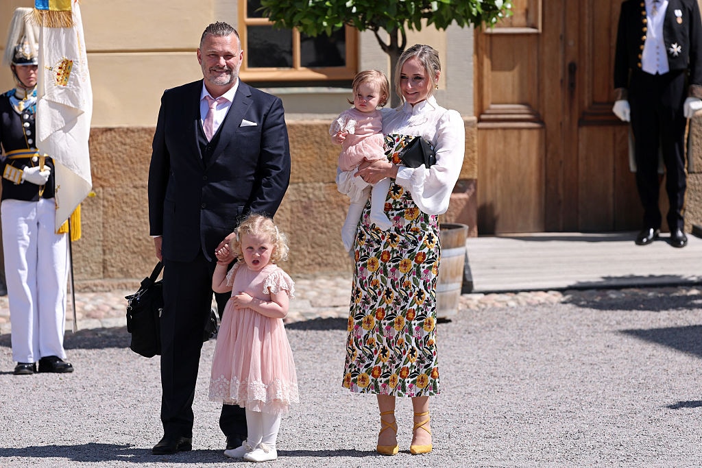Lina Hellqvist mit Familie
