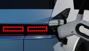 E-Auto an einer Ladesäule