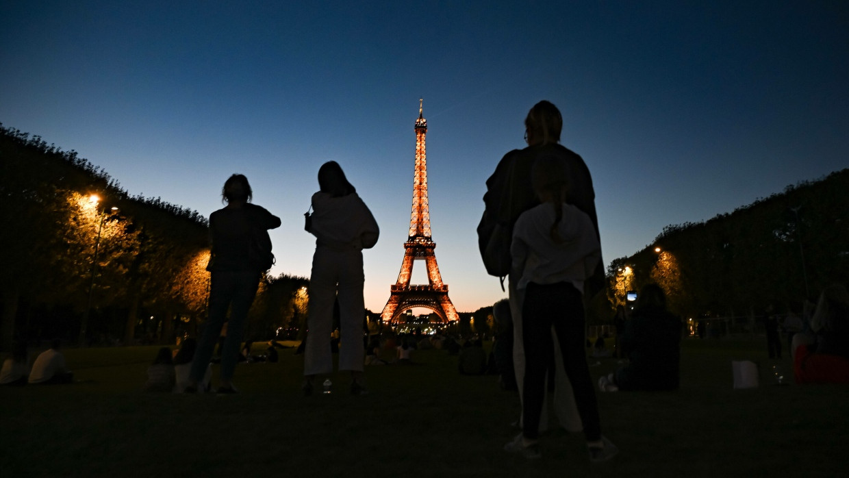 Der Eiffelturm in Paris