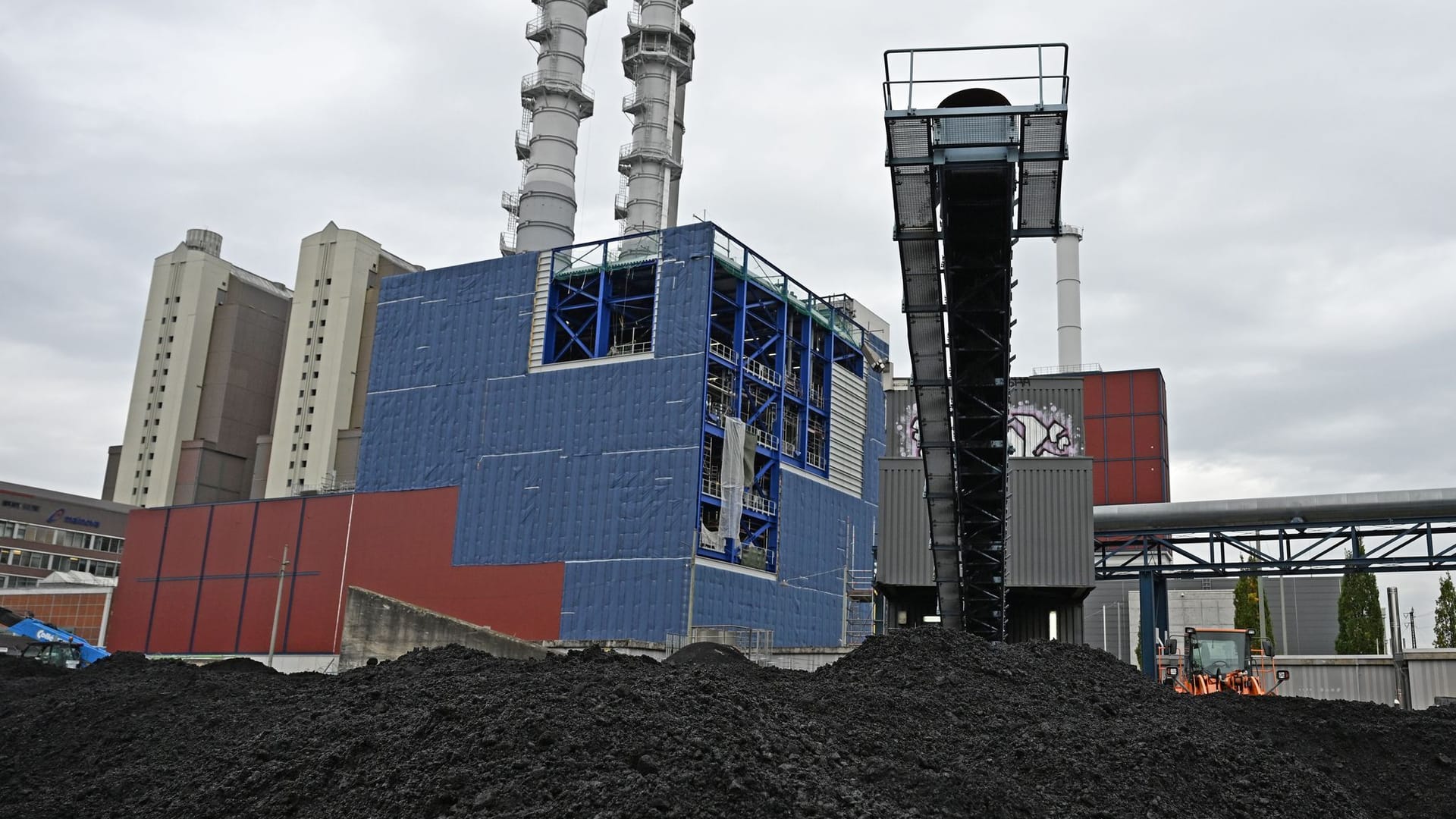 Kohlelager im Kraftwerk