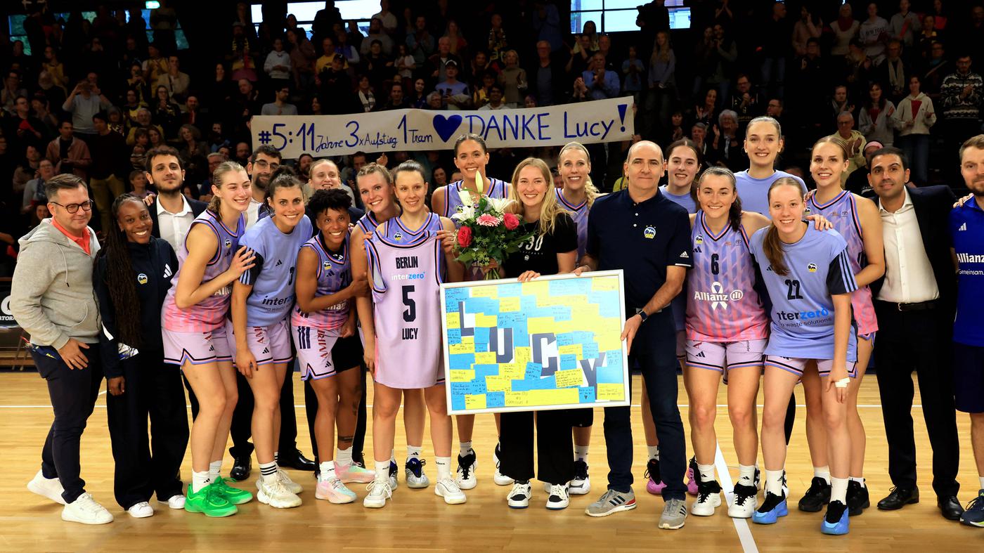 Alba Berlin ehrt Klublegende Lucy Reuß