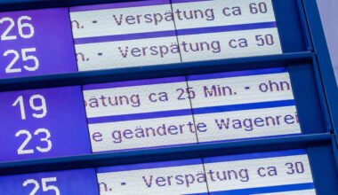 Pünktlichkeit bei der Deutschen Bahn auf neuem Tiefpunkt